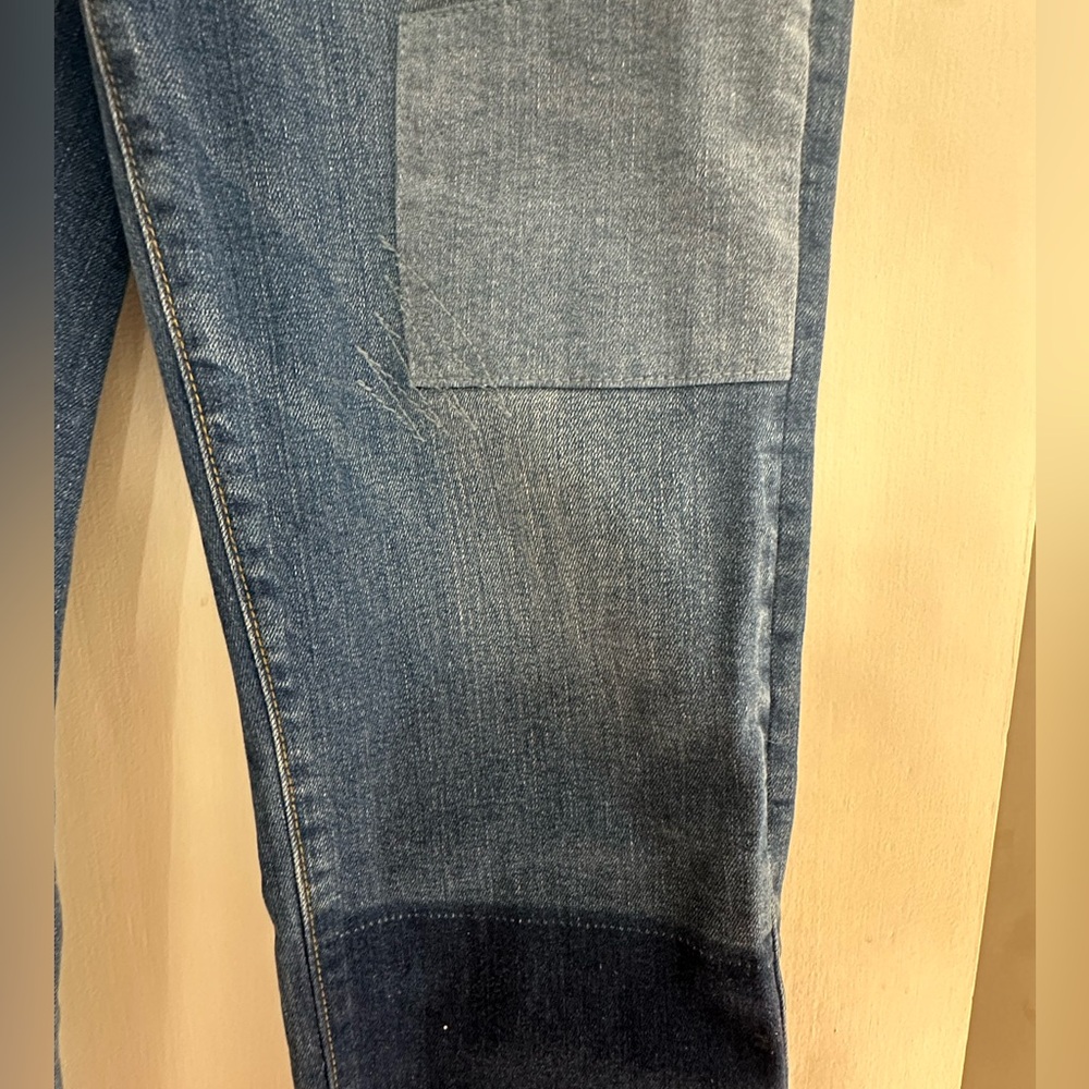 Patchwork Girlfriend Jeans - Picture 4 of 4